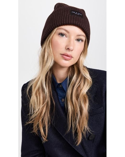 Rag & Bone Brown Blake Beanie