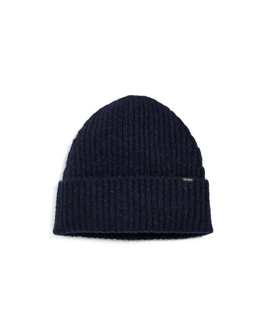 Les Deux Blue Ty Beanie for men