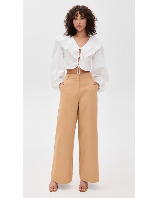 De Loreta White Aurelia Blouse