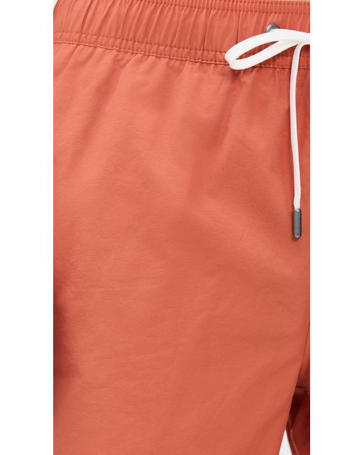 Onia Red Charles Swim Trunks 5 for men