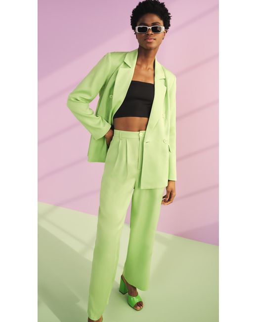 Kitri Edith Green Wide Leg Trousers Lyst kitri-edith-green-wide-leg-trousers-lyst