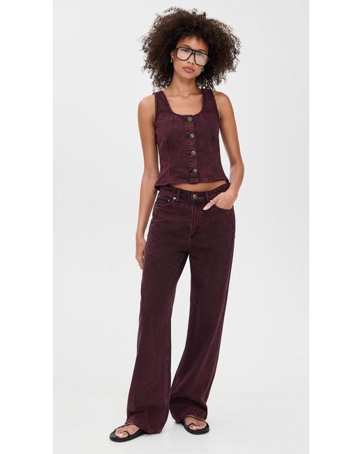 Rag & Bone Red Poppy Top
