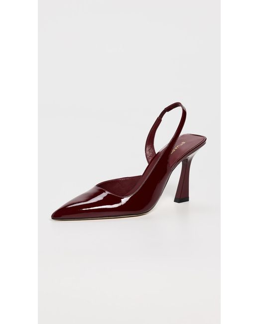 Stuart Weitzman Brown Vinnie 85Mm Dorsay Slingback Pumps