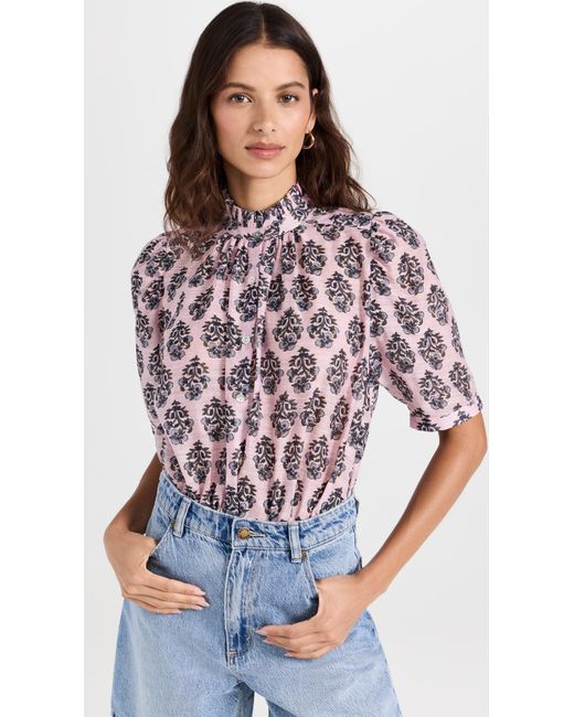 Alix Of Bohemia Winnie Lily Shirt in Pink Lyst