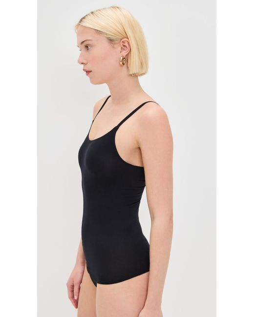 Commando Black Ballet Cami Thong Bodysuit