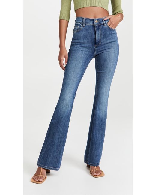 DL1961 Blue Bridget Boot High Rise Instasculpt Jeans
