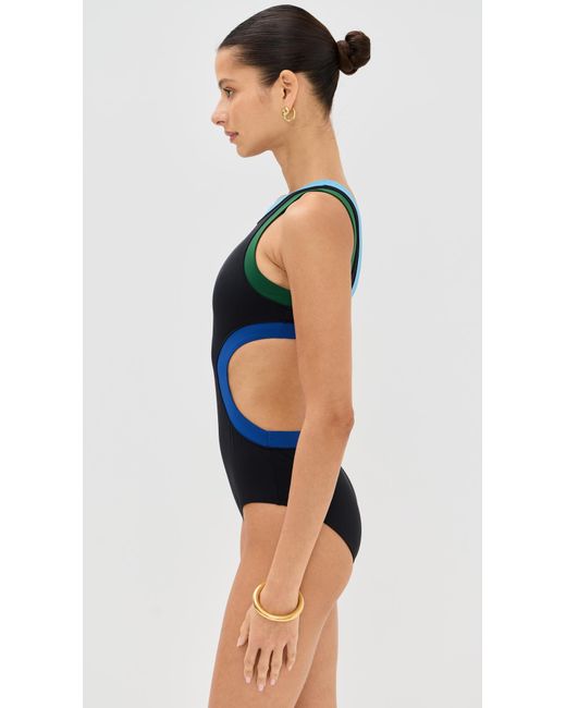 Staud Blue Dolce One Piece