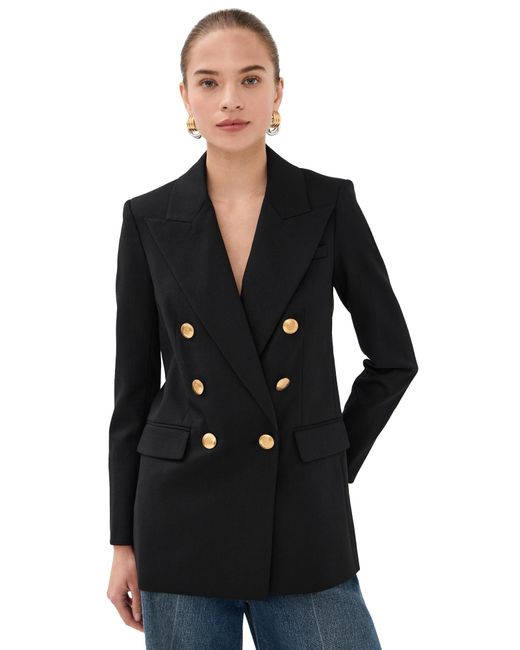 Veronica Beard Black Rhys Dickey Jacket