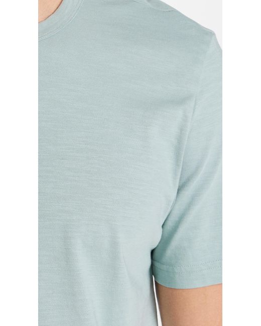 Faherty Brand Blue Unwahed Tee for men