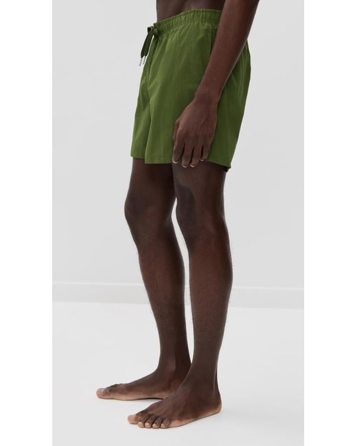 Bather Green Solid Swim Trunks 5.5 for men