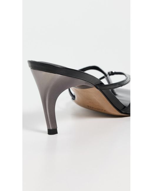 Coperni Black Low Strap Sandals