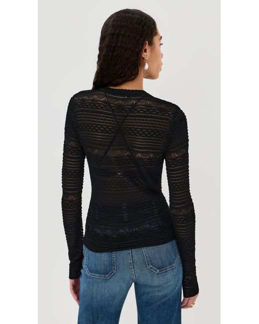 Ulla Johnson Black Felix Top