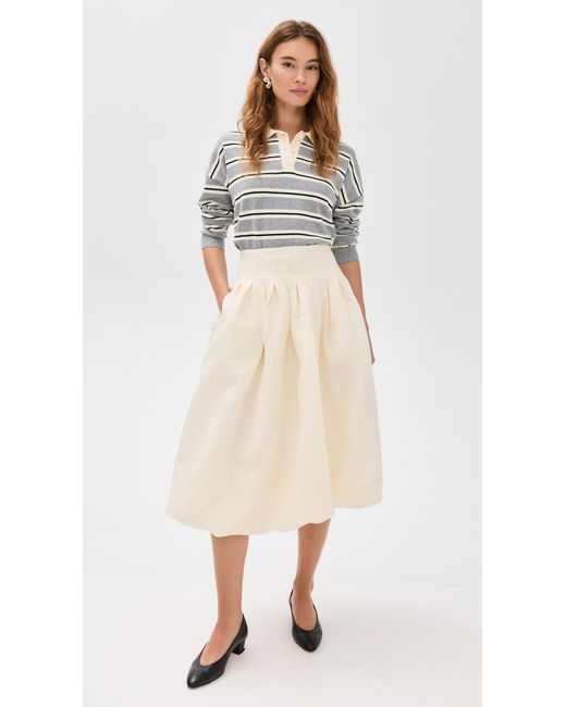 Sea Natural Fayetta Embossed Bubble Skirt