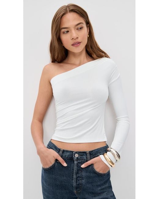 Le Bos White Gianna Top