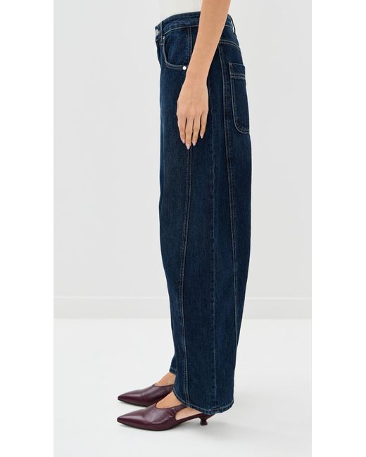Twp Blue New Barrel Pants