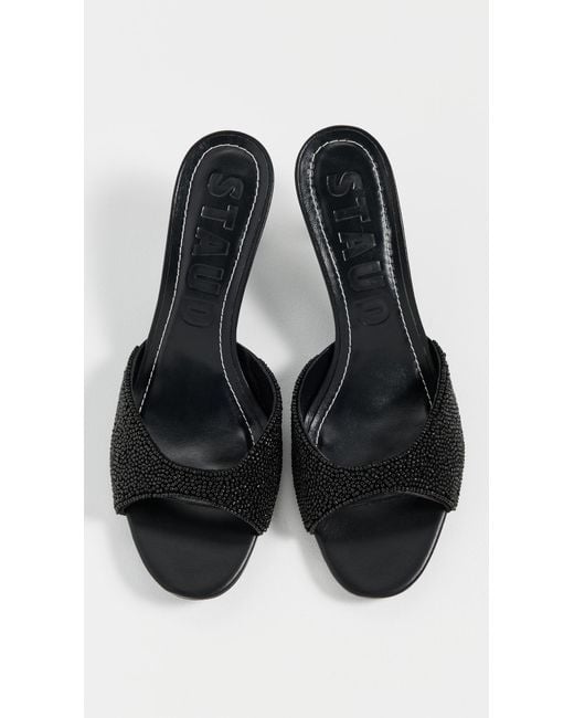 Staud Black Brigitte Mules