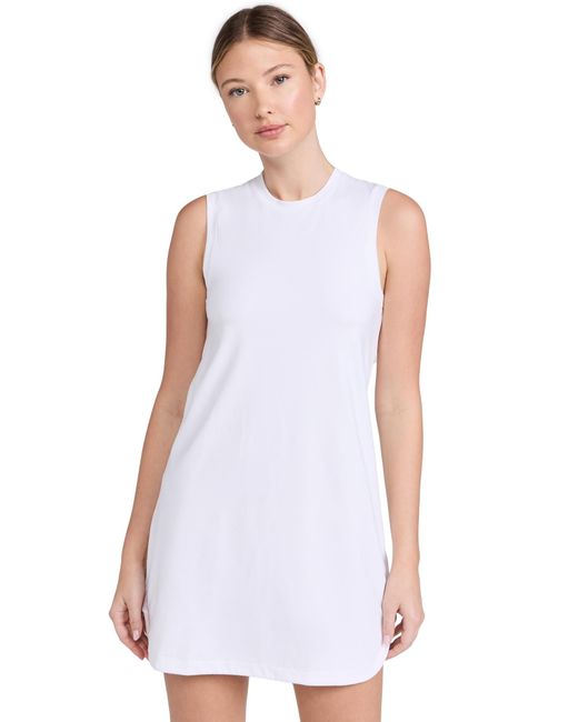 Varley White Caleta Dress