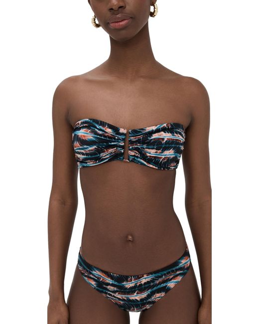 Ulla Johnson Black Santorini Bikini Top