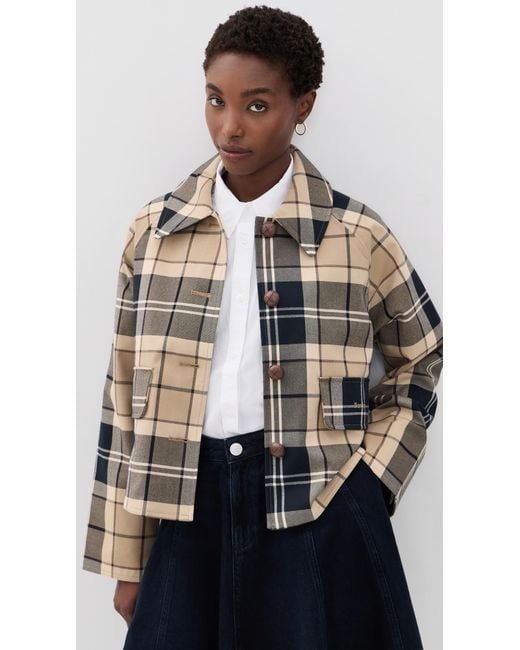 Barbour Multicolor Delilah Checked Showerproof Jacket