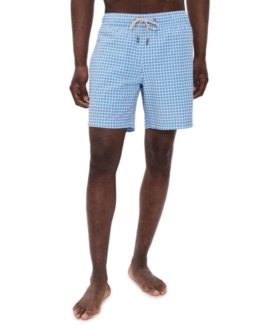 Fair Harbor Blue The Bayberry Swim Trunks 7 for men