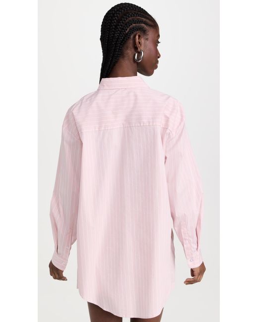 Le Superbe Pink Over You Striped Shirt