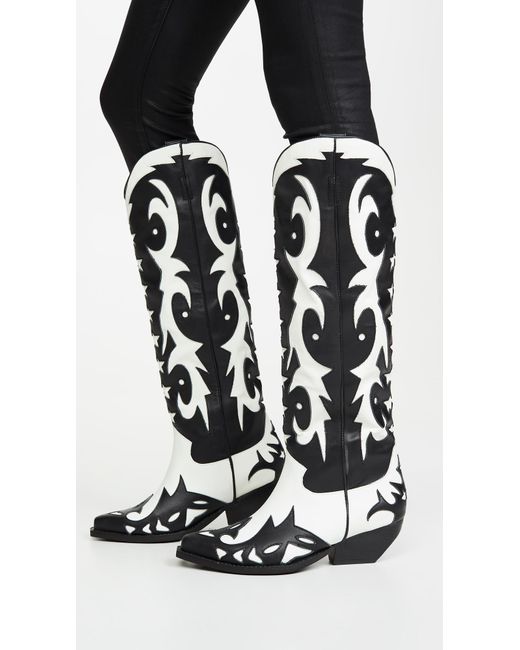 Jeffrey campbell cow print boots hot sale