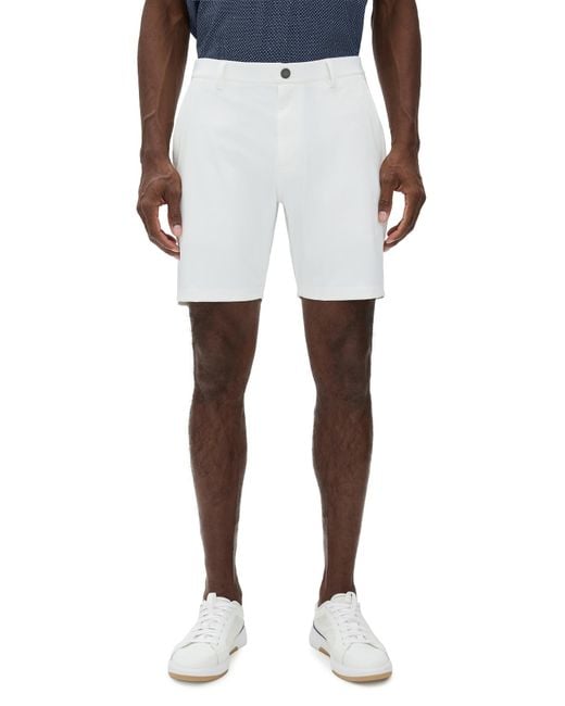 Redvanly Black Varick Pull On Shorts 7.5 for men