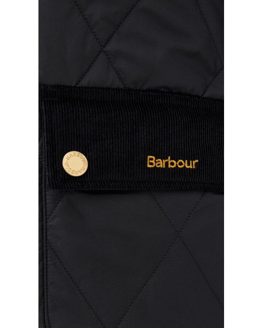 Barbour Black Martha Quilted Barn Jacket