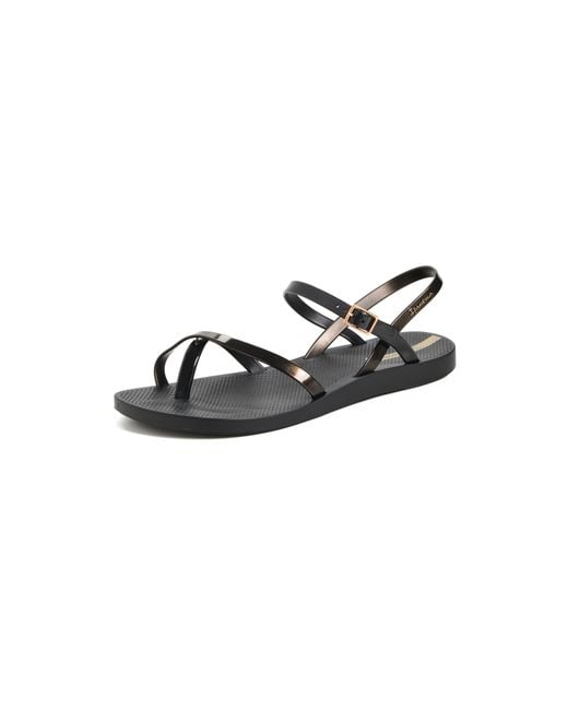 Ipanema Black Fashion Sand Viii Sandals