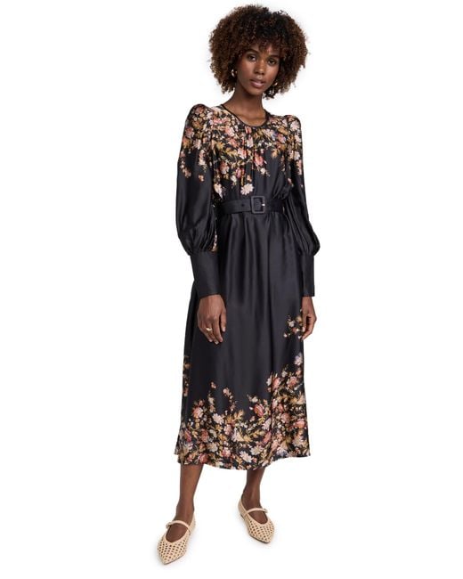 bytimo satin midi dress byTiMo Satin Midi Dress in Black