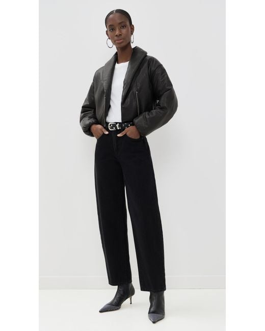 IRO Black Auxence Leather Jacket