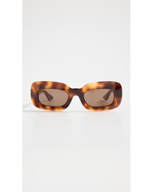 Oliver Peoples Multicolor Oliver Peoples X Khaite 1966C Rectangular Sunglasses