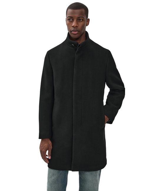 Theory Black Belvin Coat for men