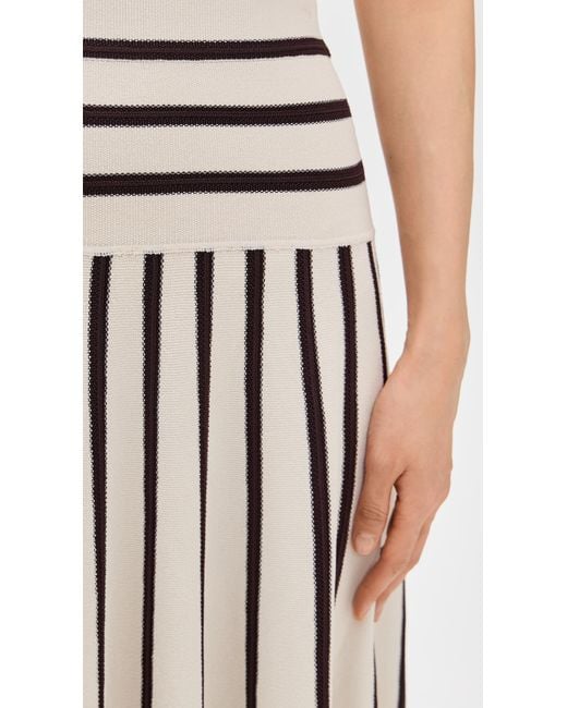 Zimmermann Multicolor Illuminate Stripe Midi Skirt