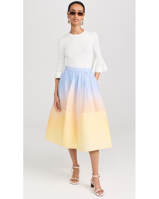 Zimmermann Multicolor Harmony Midi Skirt