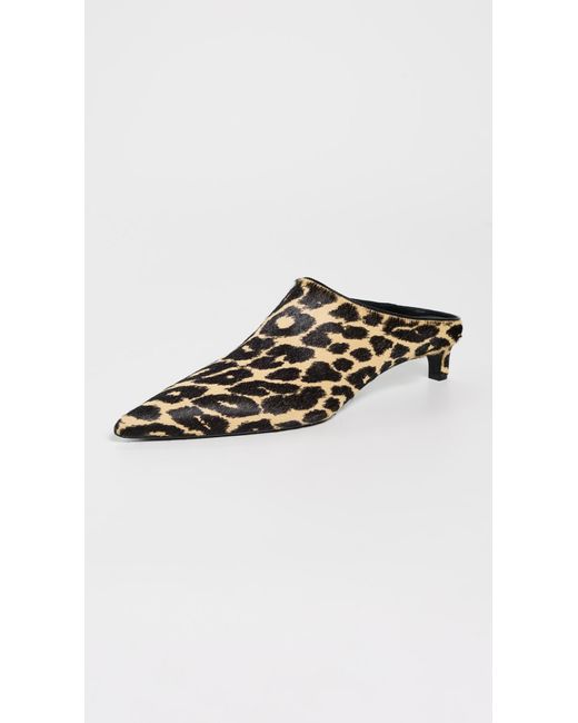 Jil Sander Black Heeled Mules