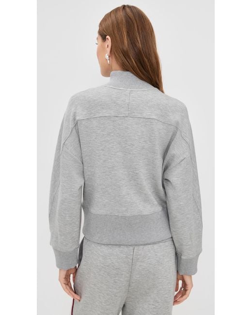 Le Bos Gray Thea Quarter Zip Pullover
