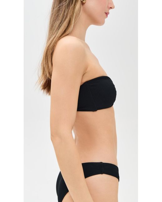 LSPACE Black Jasper Bikini Top