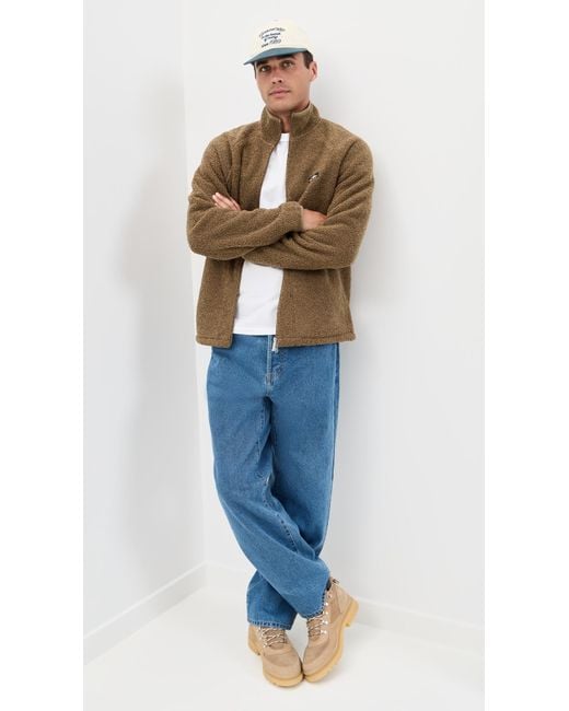 Les Deux Multicolor Creed Teddy Jacket for men