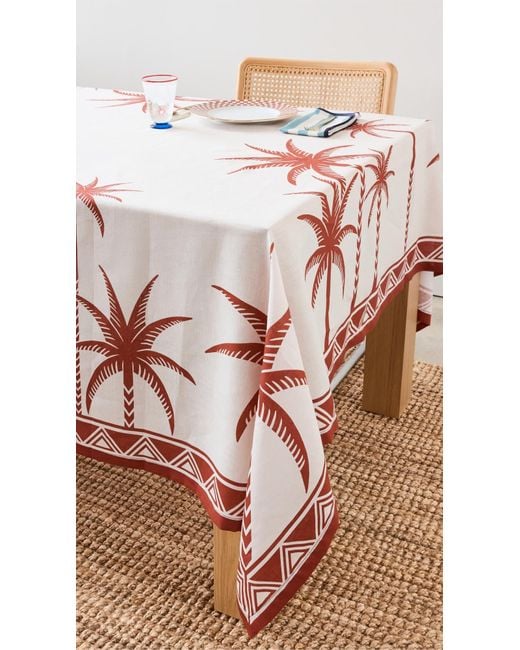 LaDoubleJ Red Medium Tablecloth (180X280)