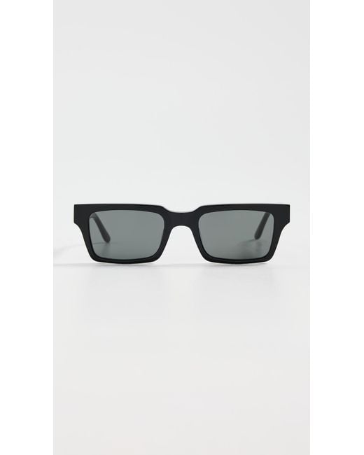Wisdom Black Frame 43 Sunglasses