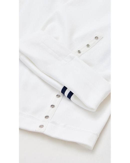 Tibi White Active Knit Winslow Pants