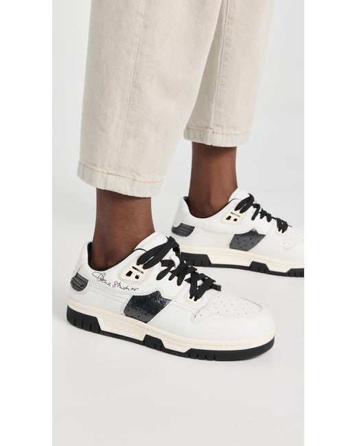 Acne White Low Top Sneakers