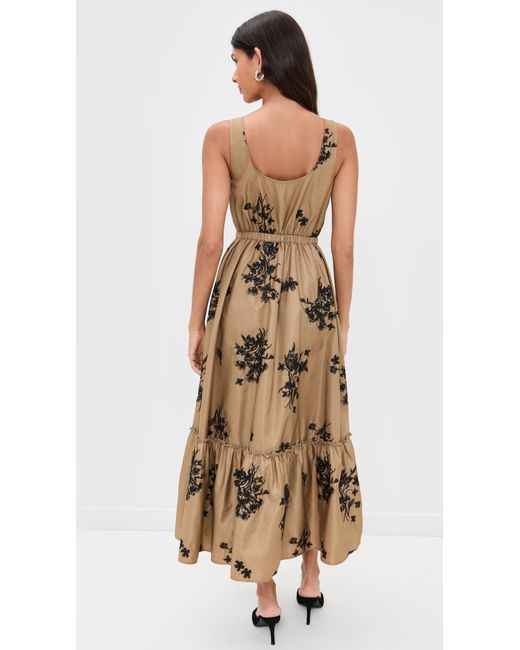 Cinq À Sept Natural Wildflower Whimsy Vernetta Dress