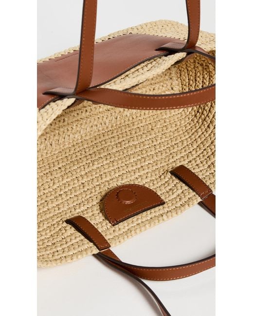Ulla Johnson Black Lali Raffia Tote