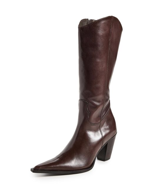 Free People Brown Copenhagen Point Boots