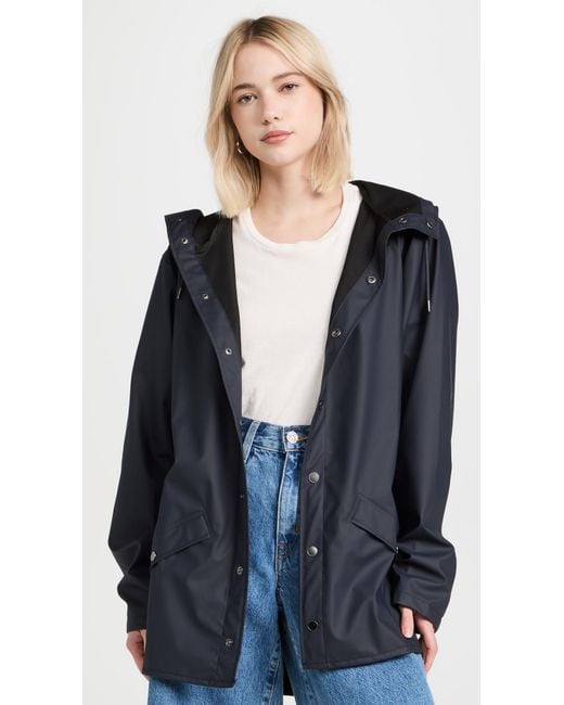 Rains Blue Rain Jacket