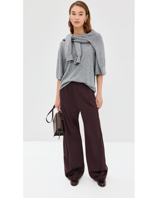 Tibi Black Active Knit Winslow Pants