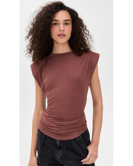 Isabel Marant Red Devani Top