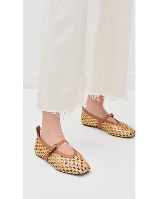 Rag & Bone Metallic Spire Mary Jane Flats